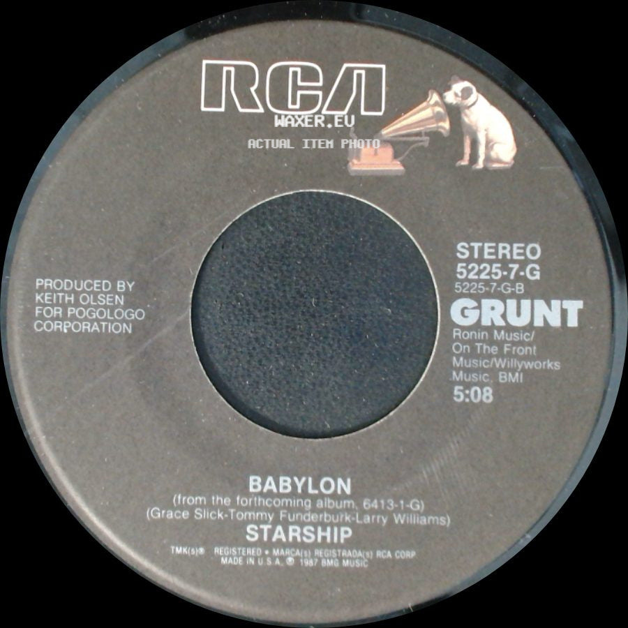 Starship - Babylon / It's Not Over ('til It's Over) side A