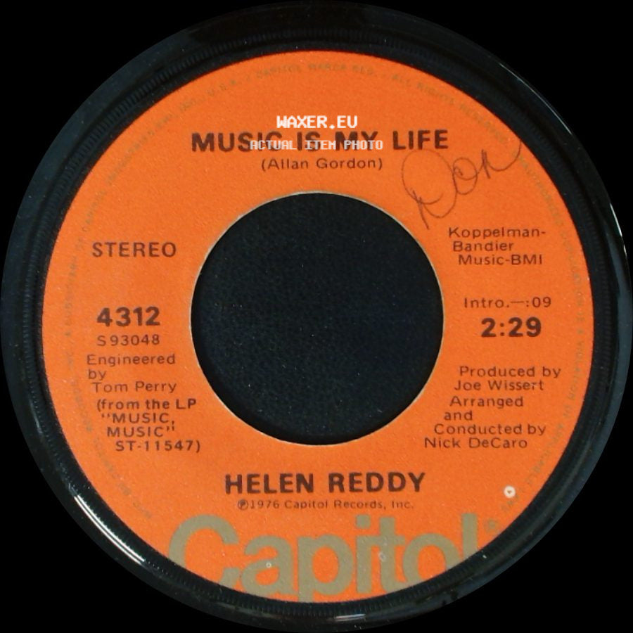 Helen Reddy - Music Is My Life / I Can't Hear You No More side A