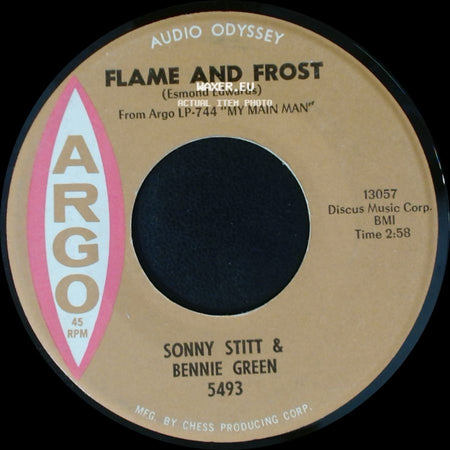 Sonny Stitt & Bennie Green - Flame And Frost / My Main Man side A