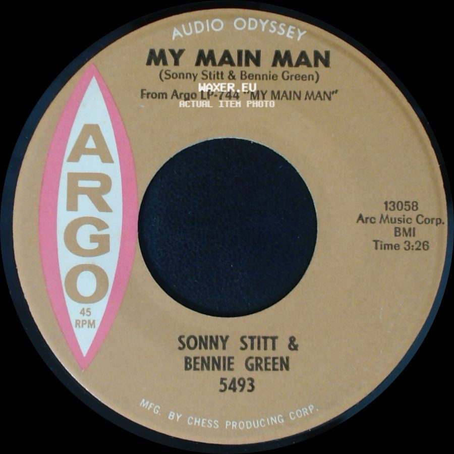 Sonny Stitt & Bennie Green - Flame And Frost / My Main Man side B