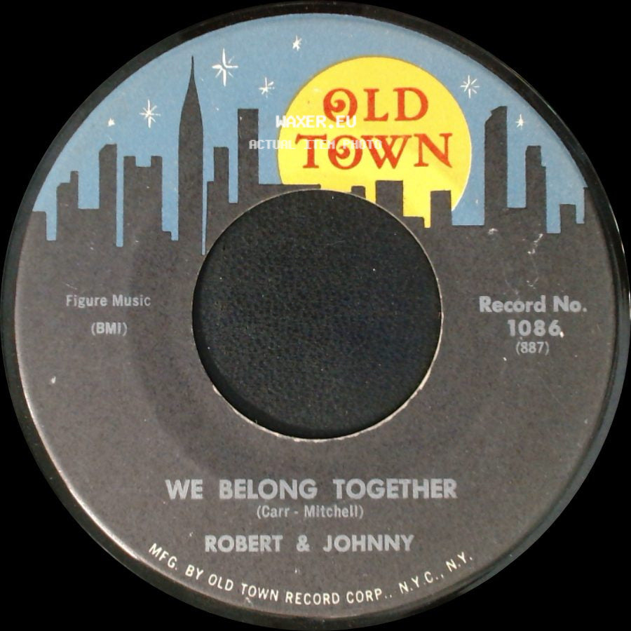 Robert & Johnny - In The Rain / We Belong Together side B