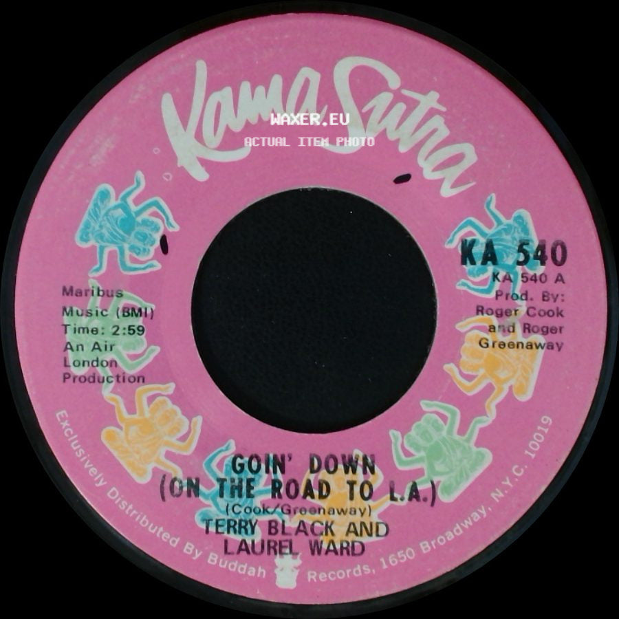 Terry Black And Laurel Ward - Goin' Down (On The Road To L.A.) / Oh Babe side A