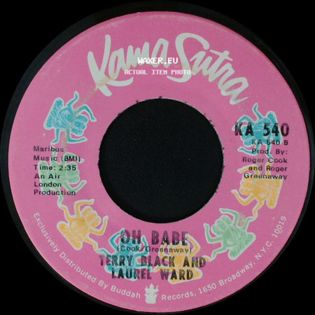 Terry Black And Laurel Ward - Goin' Down (On The Road To L.A.) / Oh Babe side B
