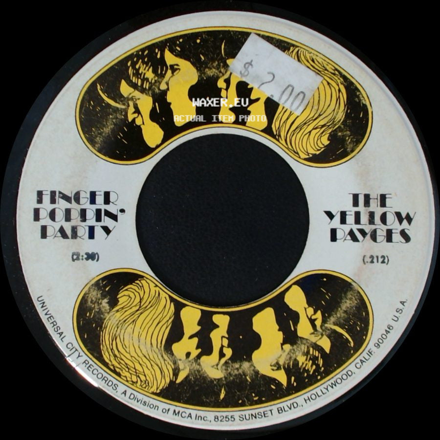 The Yellow Payges - Finger Poppin' Party / Moonfire side A