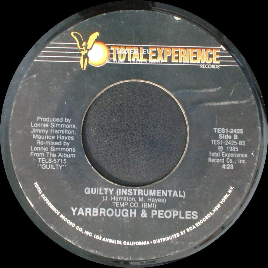 Yarbrough & Peoples - Guilty / Guilty (Instrumental) side B