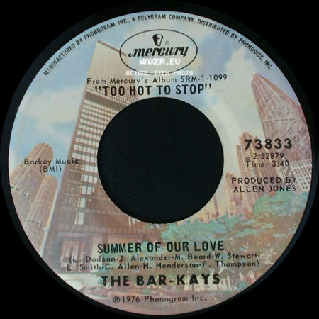 The Bar-Kays - Summer Of Our Love / Shake Your Rump To The Funk side A