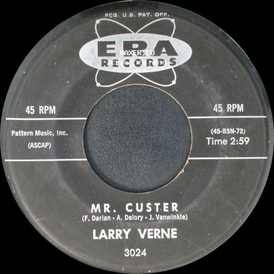 Larry Verne - Okeefenokee Two Step / Mr. Custer side B