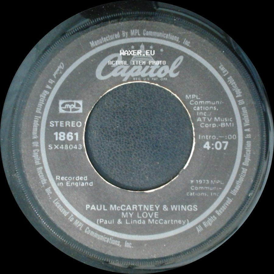 Paul Mccartney & Wings - My Love / The Mess side A