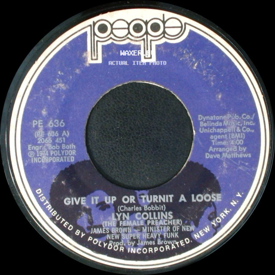 Lyn Collins - Give It Up Or Turn It A Loose / What The World Needs Now Is Love side A