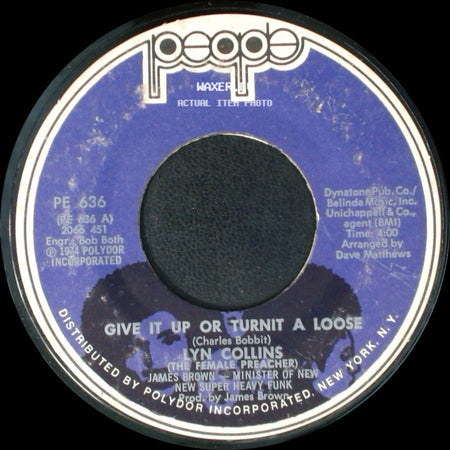 Lyn Collins - Give It Up Or Turn It A Loose / What The World Needs Now Is Love side A