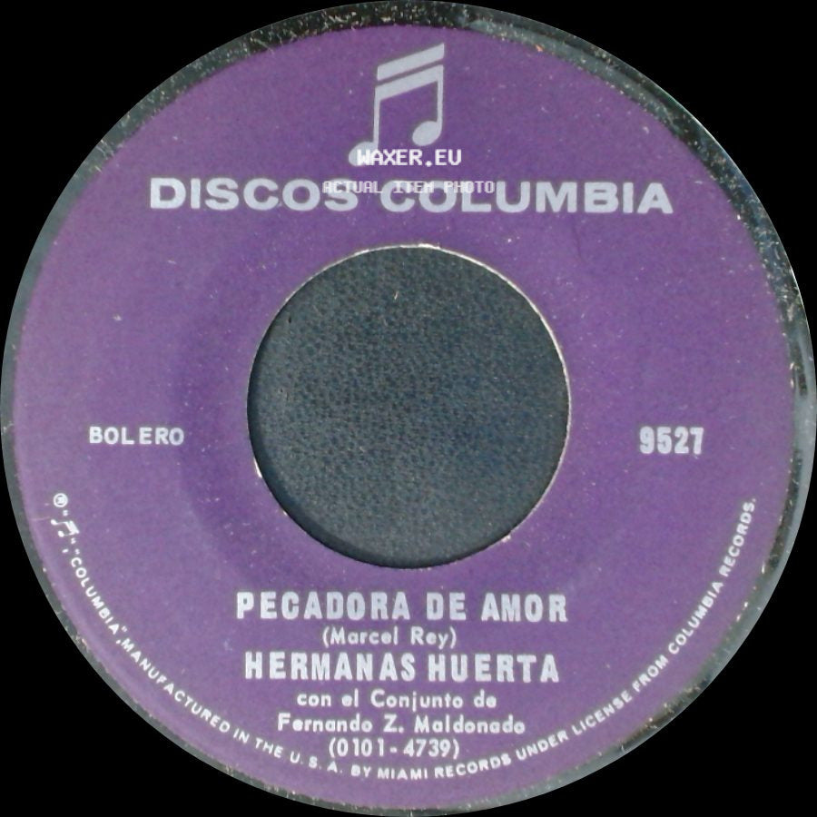 Hermanas Huerta - No Es Humano / Pecadora De Amor side B