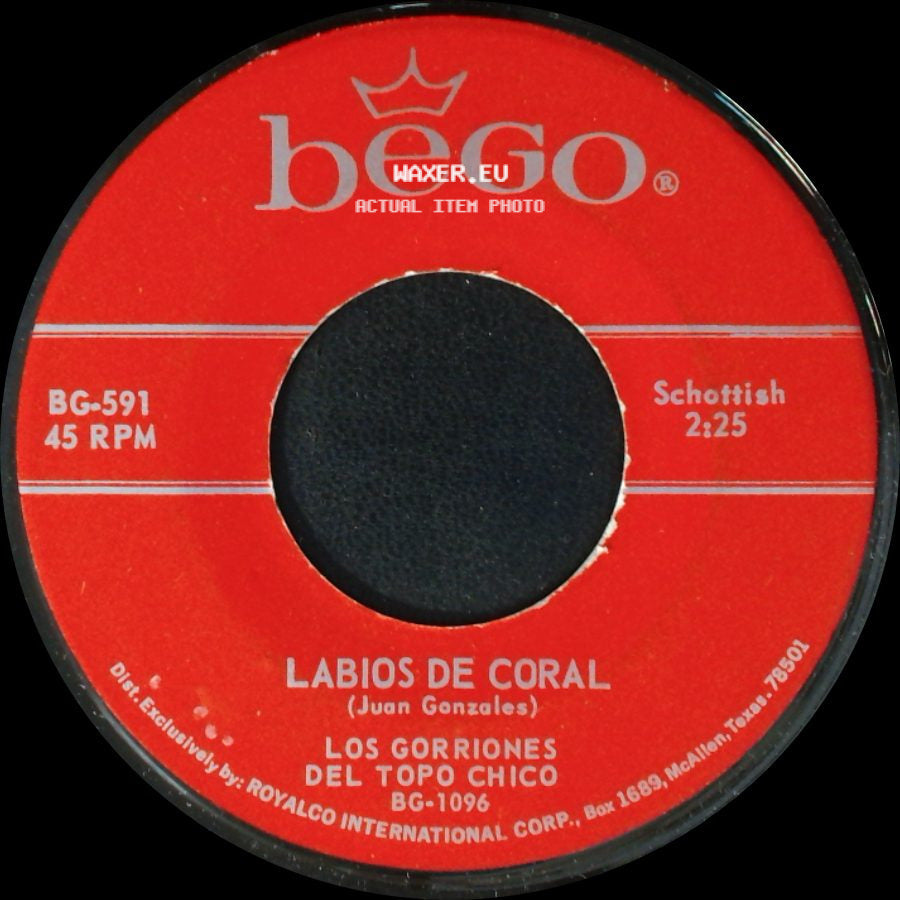 Los Caballos Panzones / Los Gorriones Del Topo Chico - Los Gorriones Del Topo Chico / Labios De Coral side B