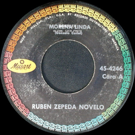 Ruben Zepeda Novelo - Morena Linda / A La Orilla Del Mar side A