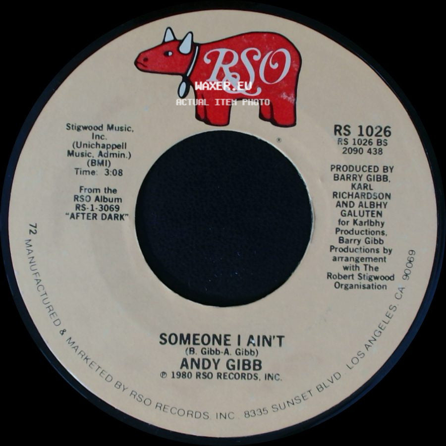 Andy Gibb And Olivia Newton-John / Andy Gibb - I Can't Help It / Someone I Ain't side B