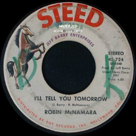 Robin Mcnamara - I'll Tell You Tomorrow / Lay A Little Lovin' On Me side A