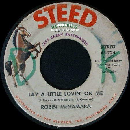 Robin Mcnamara - I'll Tell You Tomorrow / Lay A Little Lovin' On Me side B