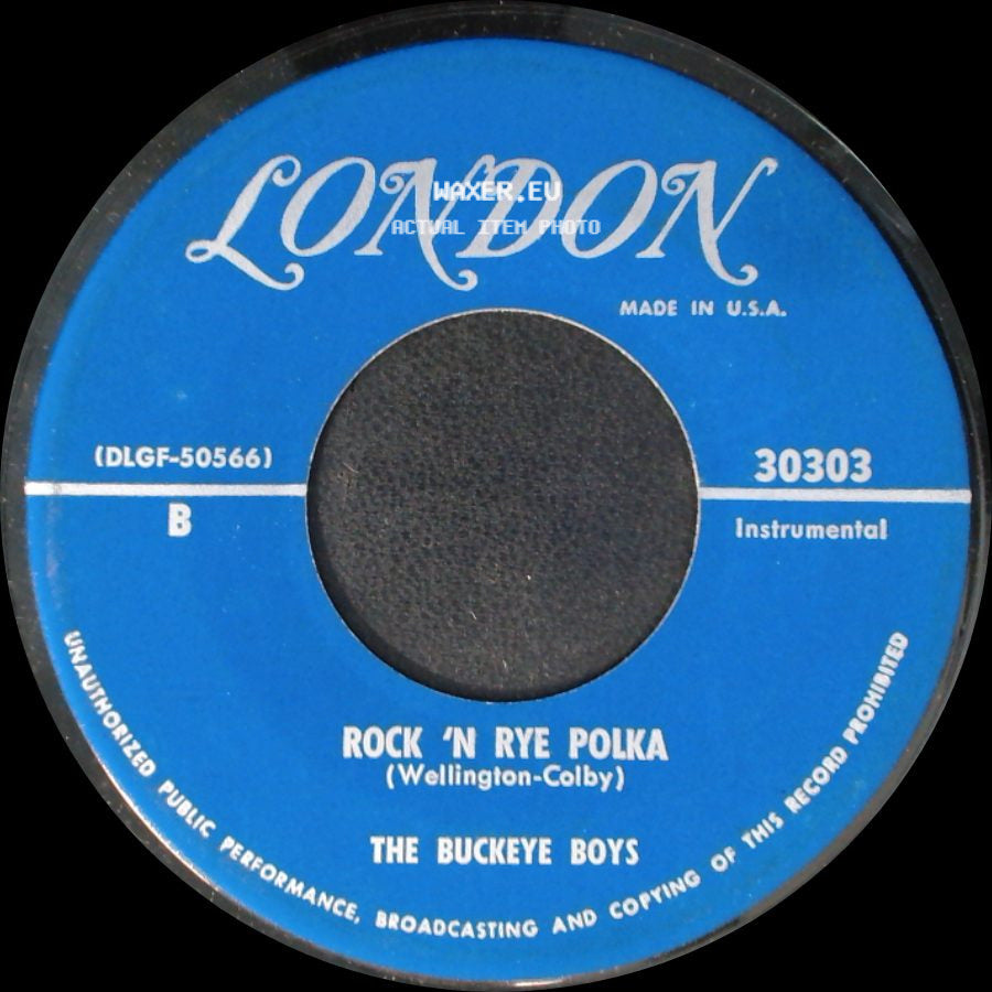 The Buckeye Boys - Thelma Polka / Rock 'n Rye Polka side B