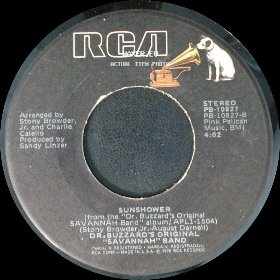 Dr. Buzzard's Original Savannah Band - Whispering/Cherchez La Femme/Se Si Bon / Sunshower side B