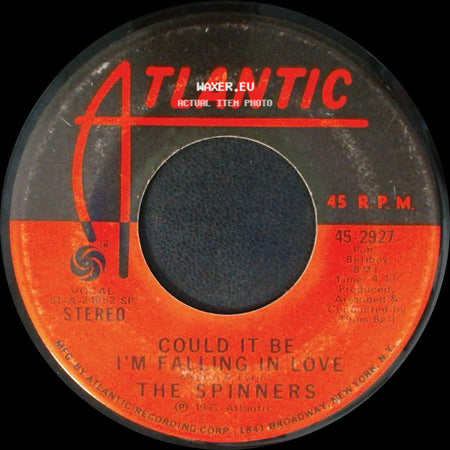 The Spinners - Just You And Me Baby / Could It Be I'm Falling In Love side B