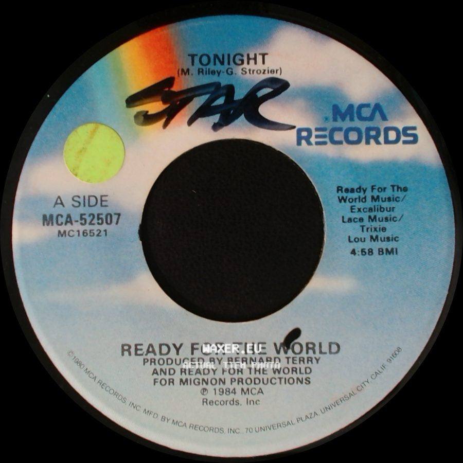 Ready For The World - Tonight / Tonight side A