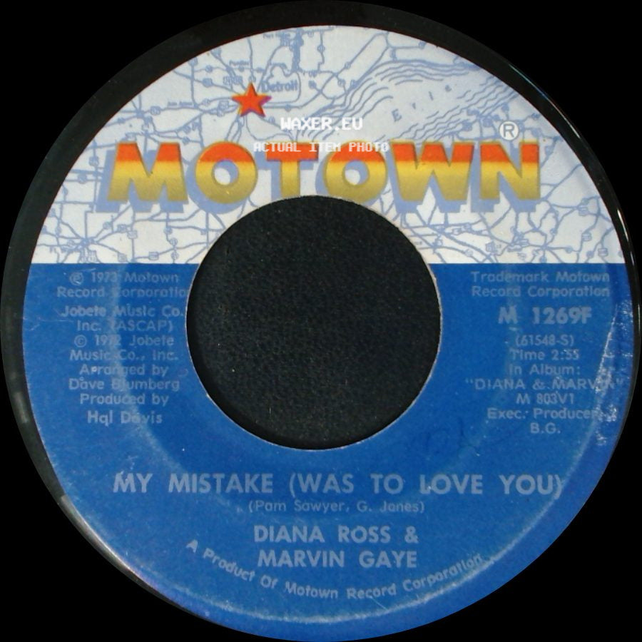 Diana Ross & Marvin Gaye - My Mistake (Was To Love You) / Include Me In Your Life side A