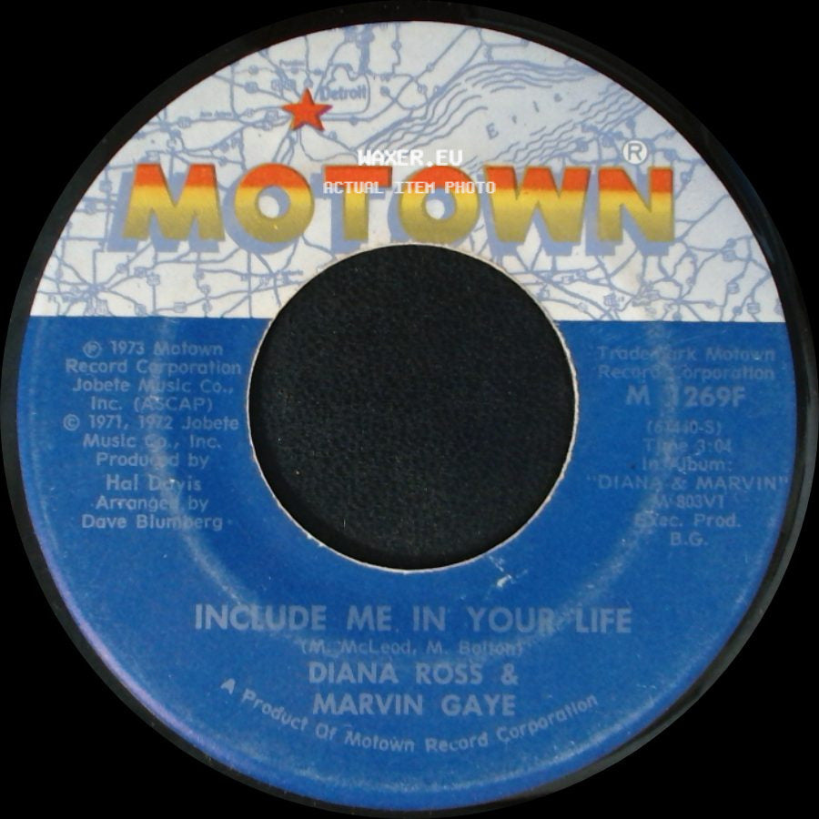 Diana Ross & Marvin Gaye - My Mistake (Was To Love You) / Include Me In Your Life side B