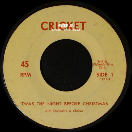 Rosemary Jun. Mac Perrin & The Cricketones - 'twas The Night Before Christmas / Mixie Pixie side A