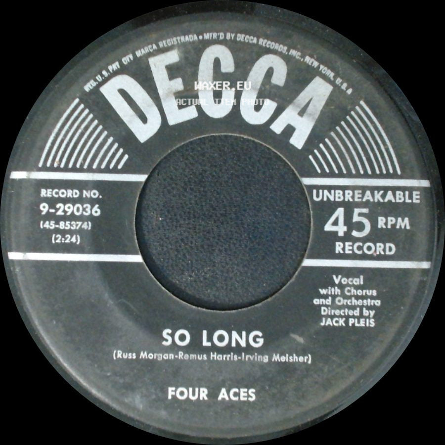 Four Aces - Amor / So Long side B