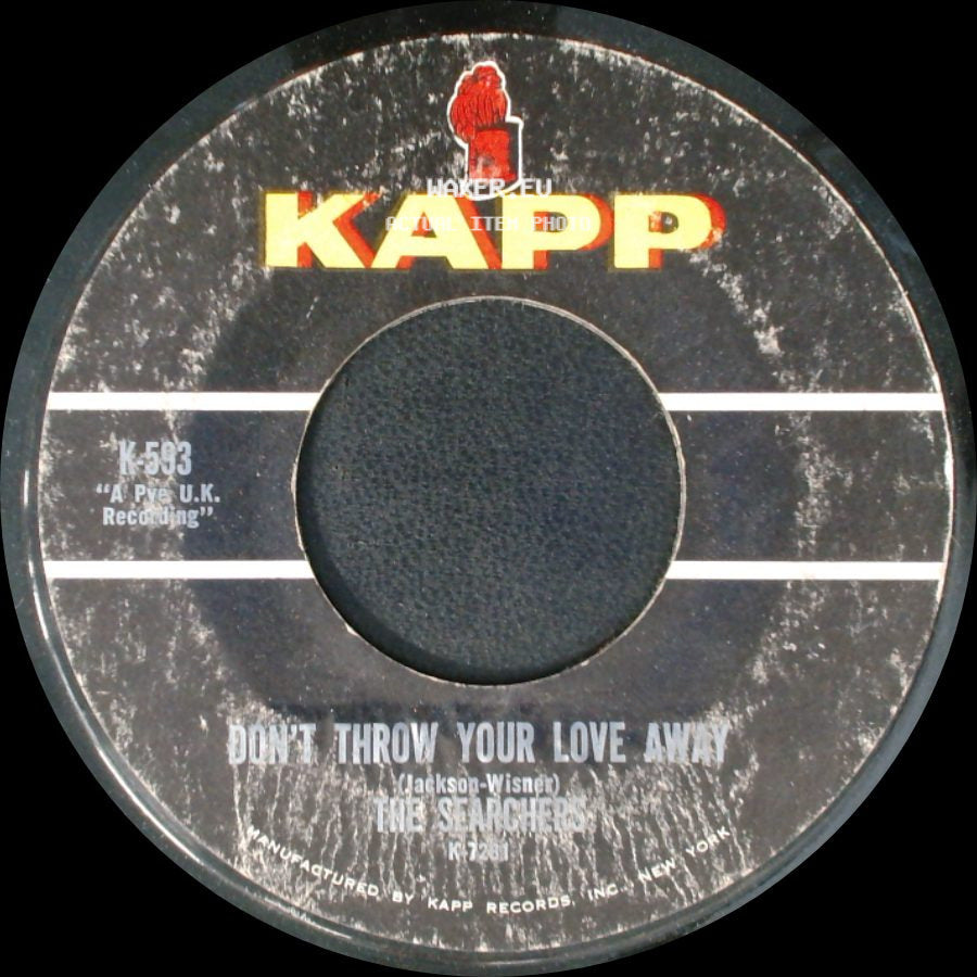The Searchers - I Pretend I'm With You / Don't Throw Your Love Away side B