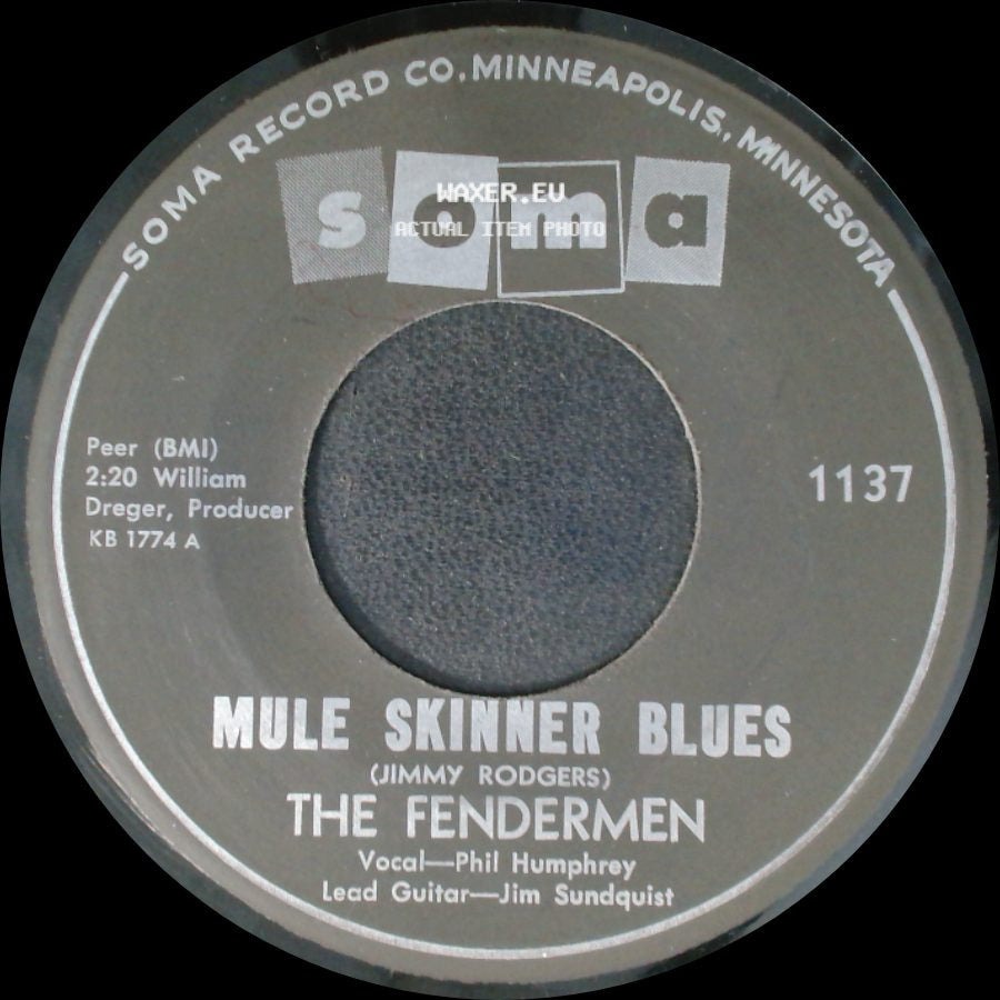 The Fendermen - Torture / Mule Skinner Blues side B