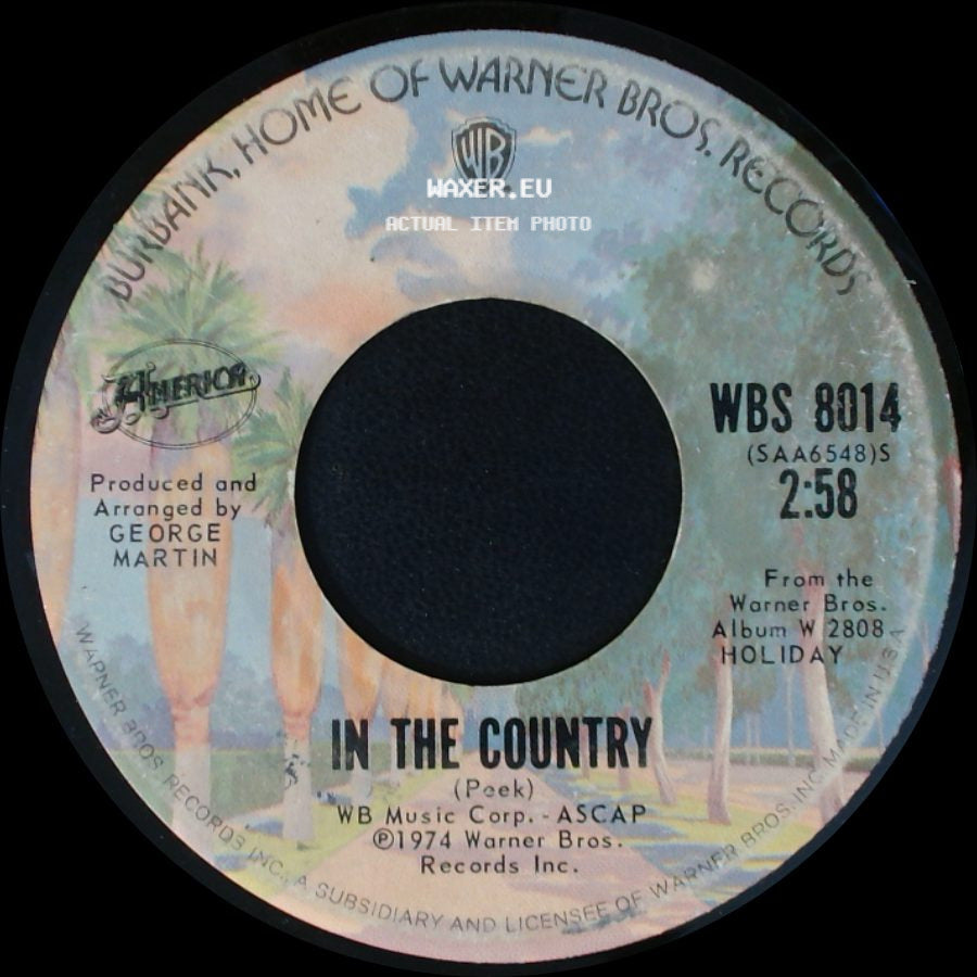 Unknown Artist - Tin Man / In The Country side B