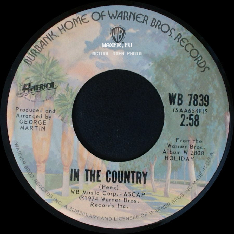 Unknown Artist - Tin Man / In The Country side B