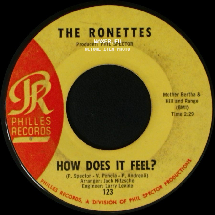 The Ronettes - How Does It Feel? / Walking In The Rain side A
