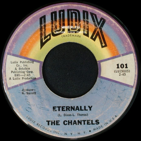The Chantels - Swamp Water / Eternally side B