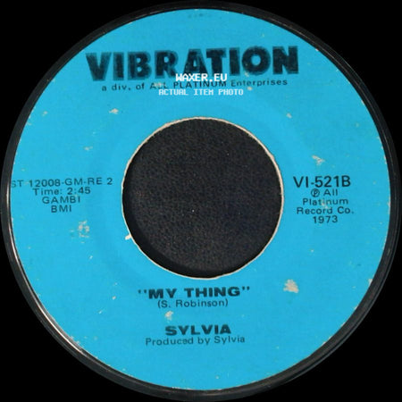 Sylvia - Pillow Talk / "My Thing" side B