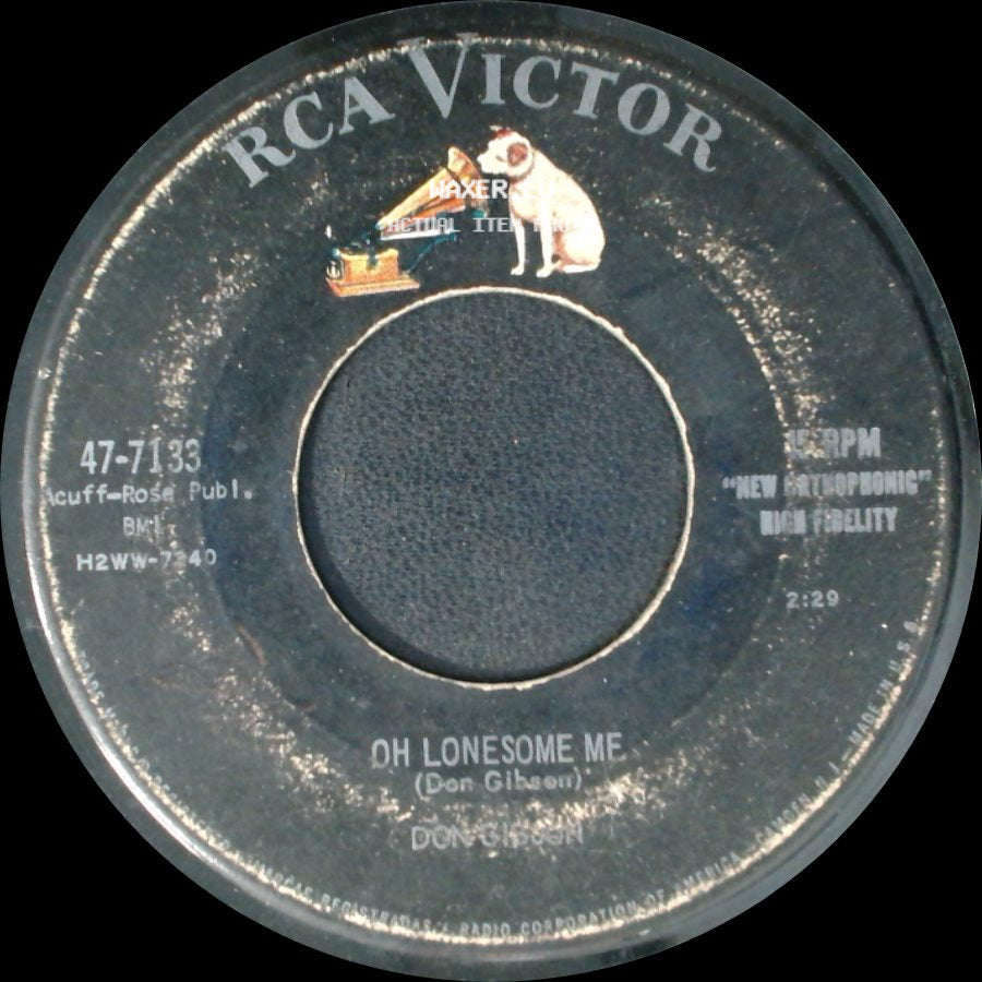 Don Gibson - Oh Lonesome Me / I Can't Stop Lovin' You side A