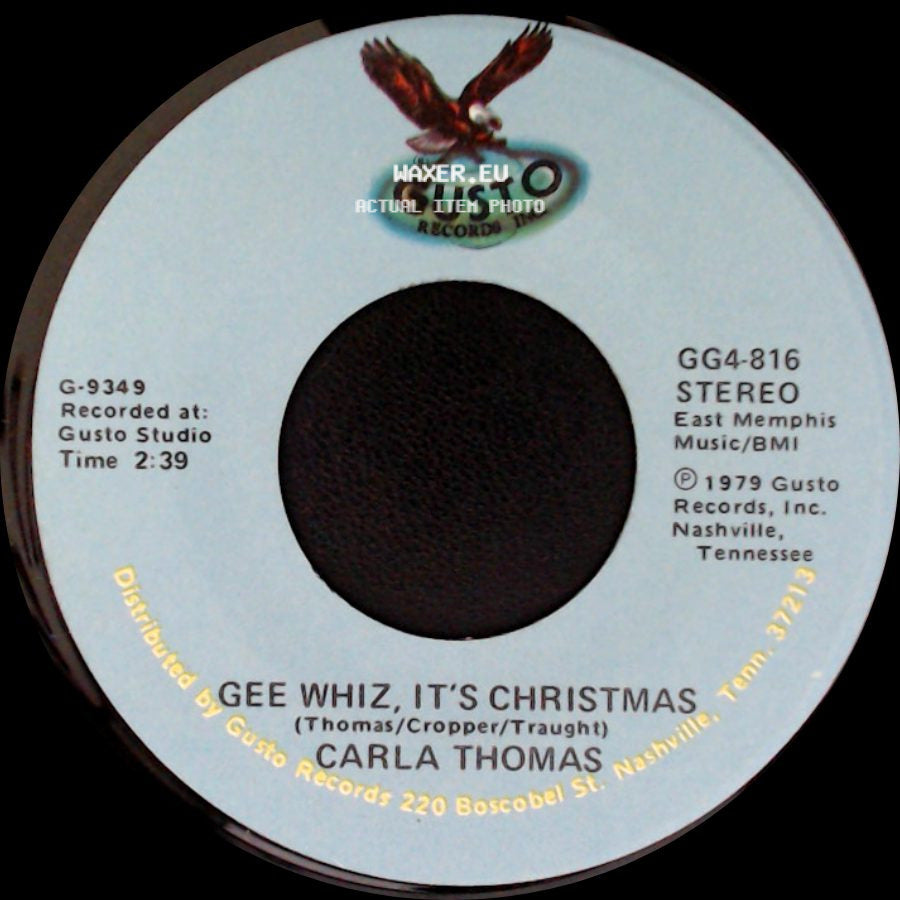 Carla Thomas - Gee Whiz, It's Christmas / All I Want For Christmas Is You side A