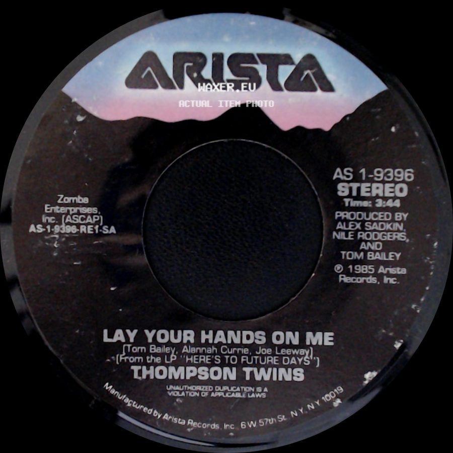 Thompson Twins - Lay Your Hands On Me / The Lewis Carol (Adventures In Wonderland) side A