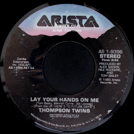 Thompson Twins - Lay Your Hands On Me / The Lewis Carol (Adventures In Wonderland) side A