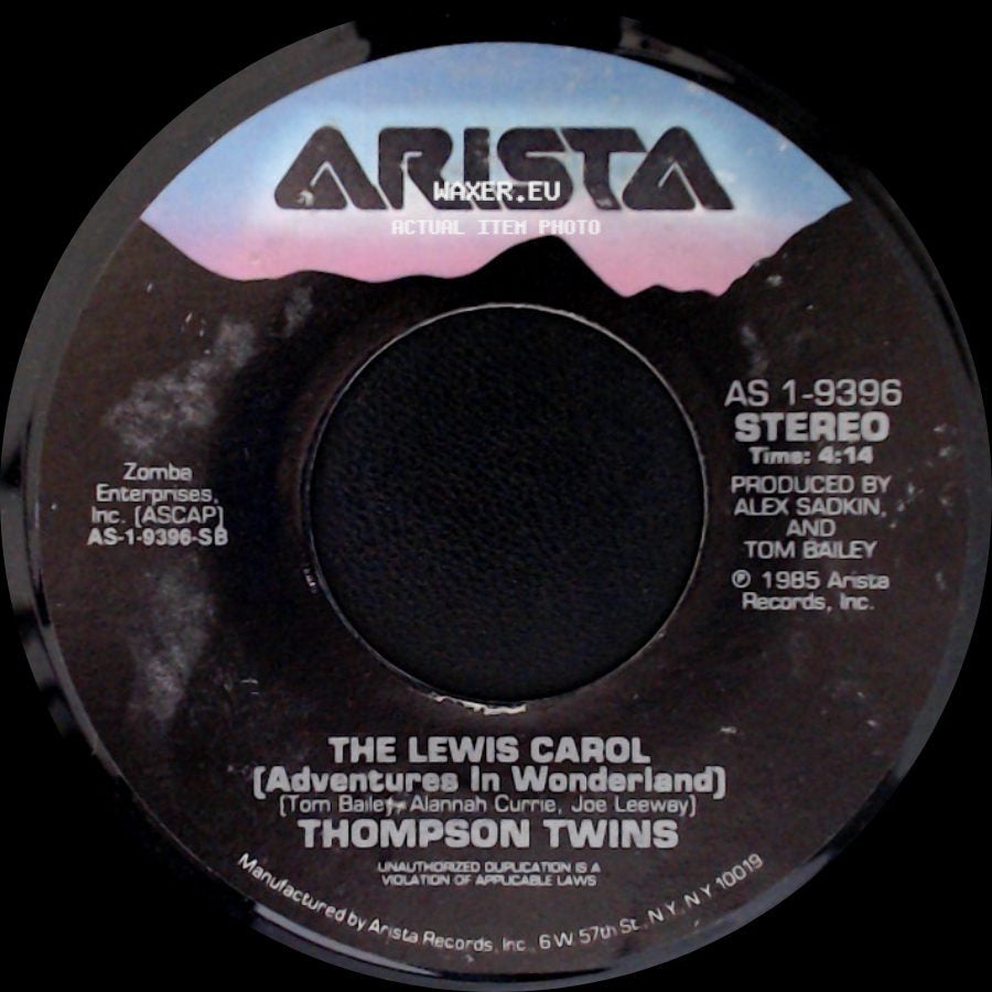 Thompson Twins - Lay Your Hands On Me / The Lewis Carol (Adventures In Wonderland) side B