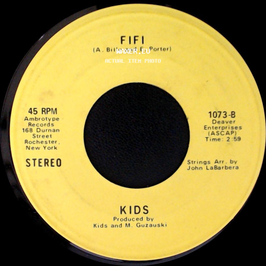 Kids - Falling Leaves / Fifi side B