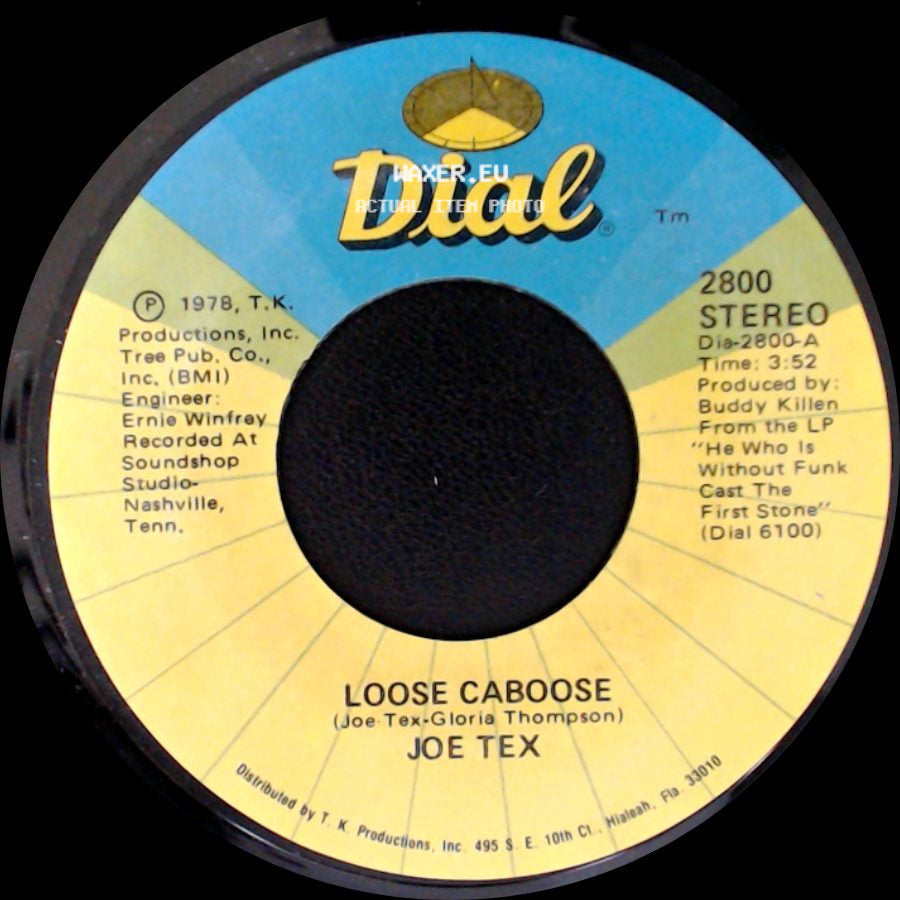 Joe Tex - Loose Caboose / Music Ain't Got No Color side A