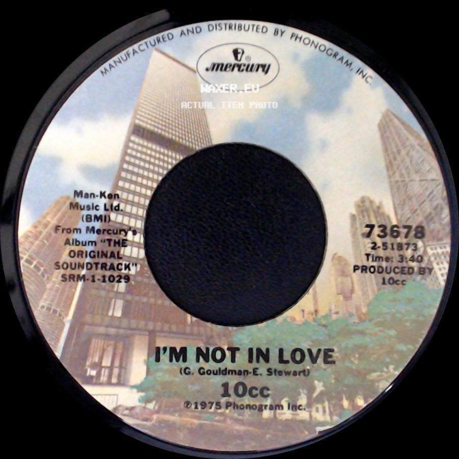 10Cc - Channel Swimmer / I'm Not In Love side B