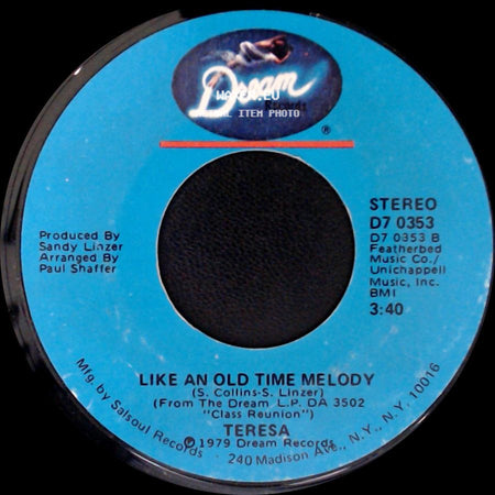 Teresa - I Got Love For You Ruby / Like An Old Time Melody side B