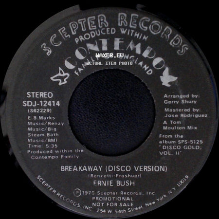 Ernie Bush - Breakaway (Disco Version) / Breakaway side A