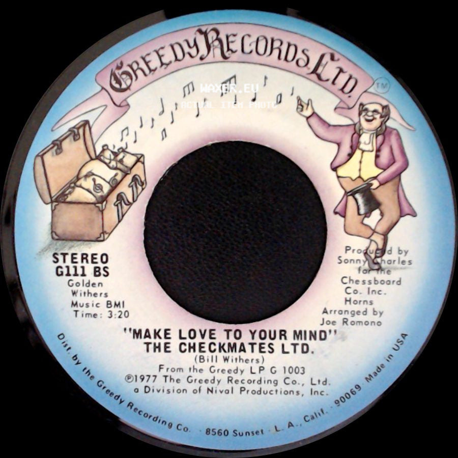 The Checkmates Ltd. - Make Love To Your Mind / I'm Laying My Heart On The Line side A