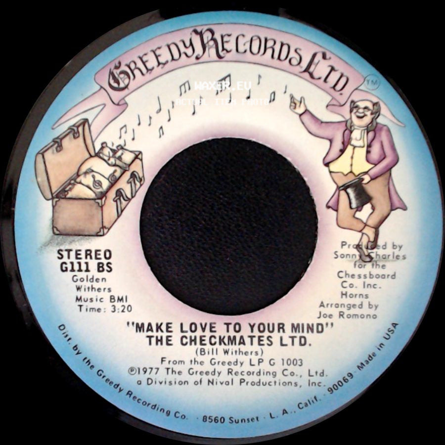 The Checkmates Ltd. - Make Love To Your Mind / I'm Laying My Heart On The Line side A
