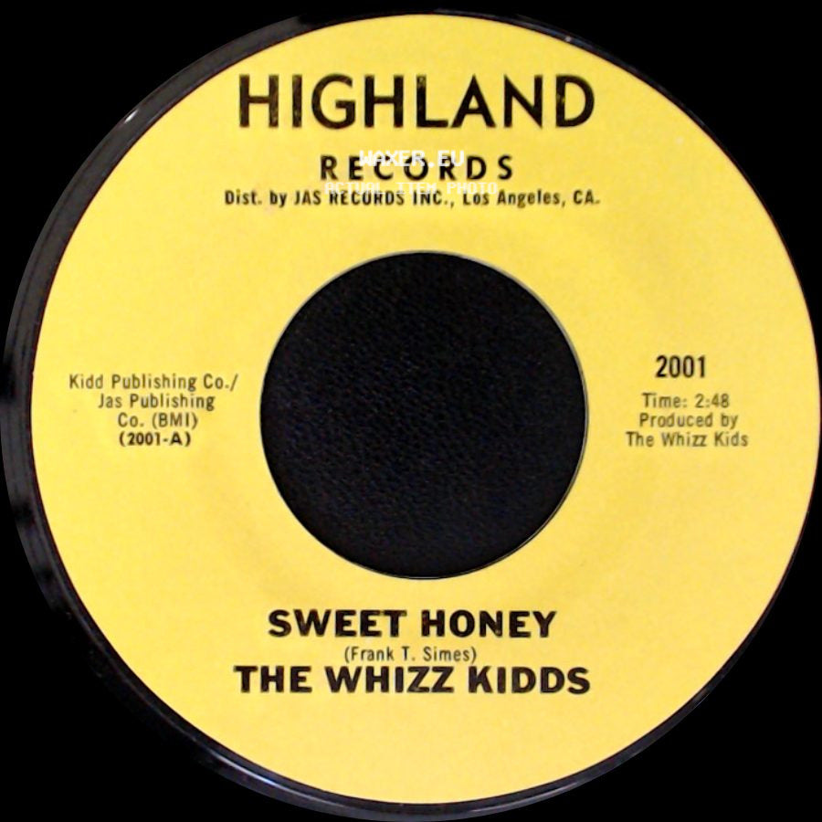 The Whizz Kidds - Big Teaser / Sweet Honey side B