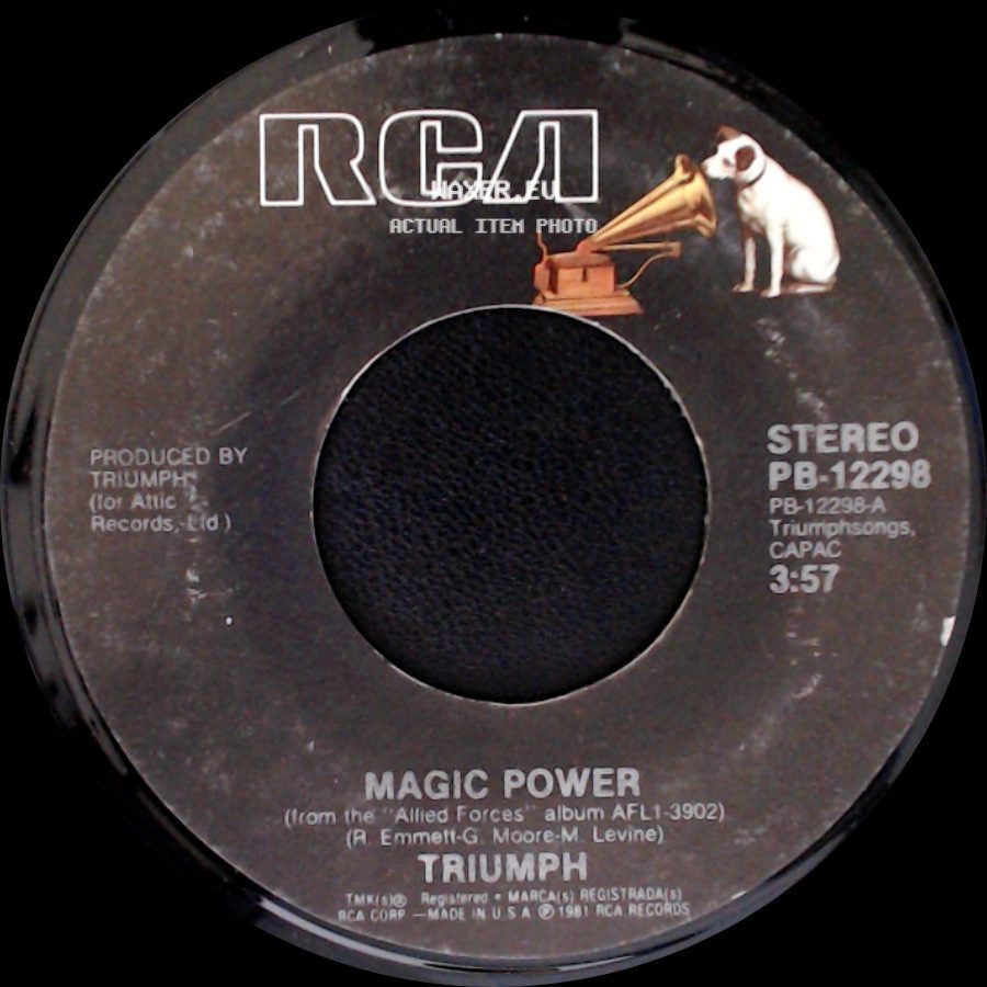 Triumph - Hot Time (In This City Tonight) / Magic Power side B