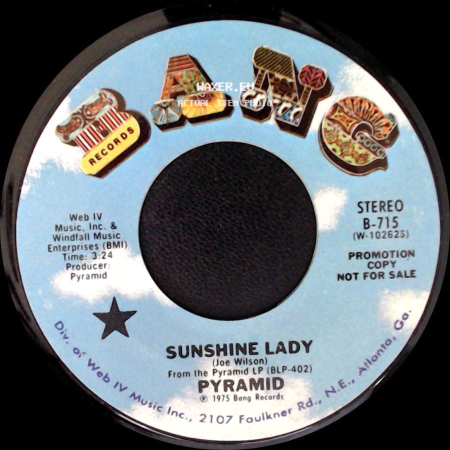 Pyramid - Sunshine Lady / Sunshine Lady side B